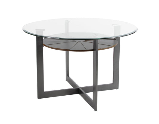 Olson 5 Piece Set (Glass Top Table & 4 Side Chairs)