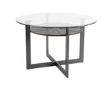 Olson 5 Piece Set (Glass Top Table & 4 Side Chairs)