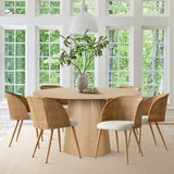 Grasse Rattan Upholstered Dining Chair (Set of 4)