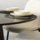 Orchid 60" Oak Round Pedestal Dining Table