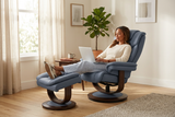 Oslo Euro Recliner w/ Ottoman