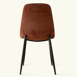 Oslo Modern Chenille Dining Chair with Metal Legs (Set of 4)