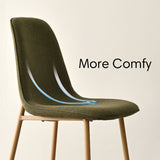 Oslo Modern Upholstered Dining Chair (Set of 4)
