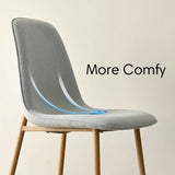 Oslo Modern Upholstered Dining Chair (Set of 4)