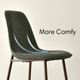 Oslo Modern Upholstered Dining Chair (Set of 4)