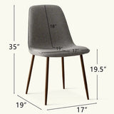 Oslo Modern Upholstered Dining Chair (Set of 8)