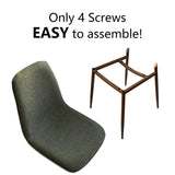 Oslo Modern Upholstered Dining Chair (Set of 4)