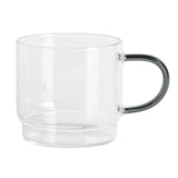 Gibson Elite Soho Lounge 4-Pack 3.8oz Glass Espresso Cup Set w/ Rack