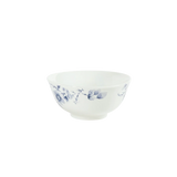 Martha Stewart Plates and Bowls Set, 16 Piece Dinnerware Set for 4, Blue/white