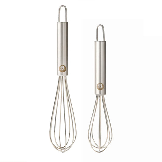 Babish 2-Piece (5” and 7”) Stainless Steel Tiny Whisk Set