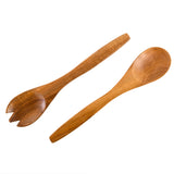 Gibson Home Sherwood Salad Bowl w/ Matching Serving Spoon & Fork