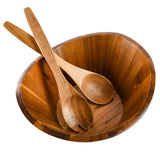 Gibson Home Sherwood Salad Bowl w/ Matching Serving Spoon & Fork