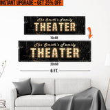 Upgrade Your 16x48 Inches 'Theater' (Style 3) Canvas To 20x60 Inches