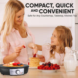 Electric Crepe Maker / Griddle, Hot Plate Cooktop