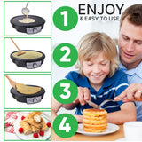 Electric Crepe Maker / Griddle, Hot Plate Cooktop