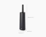 Flex™ 360 Pack of 2 Matt Black Toilet Brushes