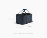 2-piece Black Tota Trio 90L & Hold-All™ Laundry Basket Set
