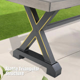 Azur Metal Outdoor Bench