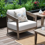Harmonti 5 Pieces Aluminum Patio Conversation Set With Ottomans