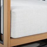 Sereno Outdoor Sofa and 2 Chairs with Rectangular Coffee Table
