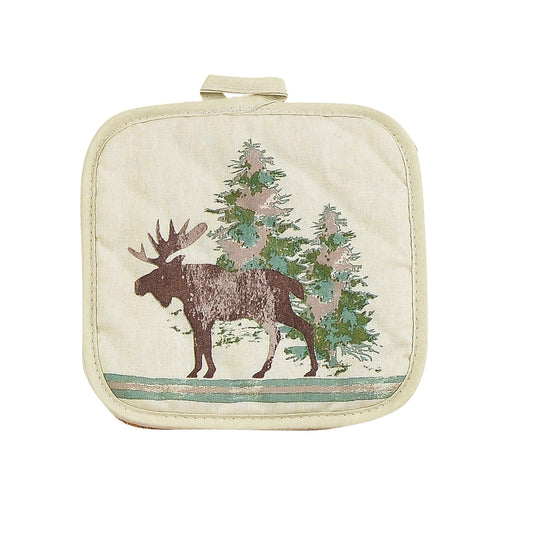 Scenery Tree Printed Pot Holder, Set of 10