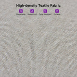 PURPLE LEAF Replacement Semicircle Cushion or Cover for Dining Chair