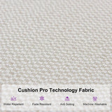 PURPLE LEAF Replacement Semicircle Cushion or Cover for Dining Chair