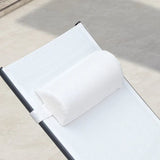 PURPLE LEAF Replacement Textilene Headrest Pillow for Chaise Lounge