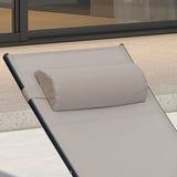 PURPLE LEAF Replacement Textilene Headrest Pillow for Chaise Lounge