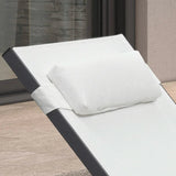 PURPLE LEAF Textilene Replacement Headrest Pillow for Chaise Lounge