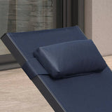 PURPLE LEAF Textilene Replacement Headrest Pillow for Chaise Lounge
