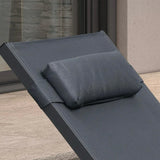 PURPLE LEAF Replacement Textilene Headrest Pillow for Chaise Lounge
