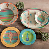 Cactus 14PC Melamine Dinnerware Set, 2 MOQ
