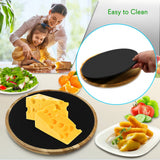 Lazy Susan Cheese Board Tray - Rotating Food Presentation Serving Platter Set