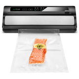 Automatic Food Vacuum Sealer - Electric Air Sealing Preserver System With Reusable Vacuum Food Bags