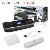 Automatic Food Vacuum Sealer - Electric Air Sealing Preserver System With Soft Touch Digital Button Controls