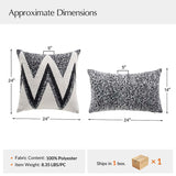 CUDDLESUPPORT ARMRESTS Luxury Decorative Pillow Set of 2 with Inserts
