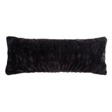 Ruched Rabbit Lumbar Pillow