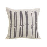 Printed Ski Throw Pillow