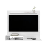 Being Floating Entertainment Center with TV Space, One Superior Shelf, Two Storage Shelves, Wall-Mounted Media Console for Living Room, Modern Floating TV Stand for Small Spaces and Home Organization