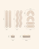 POLKU balance beam S | birch