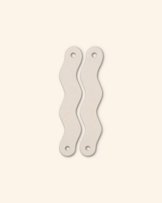 POLKU separate | long curly | birch
