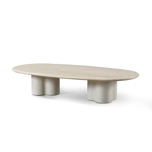 Porto Aluminum Pill Coffee Table 64"