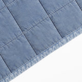Stonewashed Denim Quilt Set