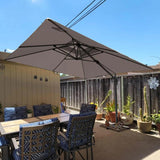 PURPLE LEAF Eco-friendly Fade Resistant Patio Umbrella High Quality Cantilever Umbrella