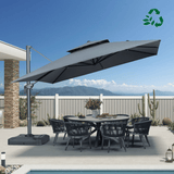 PURPLE LEAF Eco-friendly Fade Resistant Patio Umbrella High Quality Cantilever Umbrella