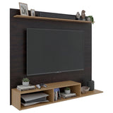 Munt 70" TV Stand with 5 Open Shelves, Modern Media Console for Living Room Entertainment Storage
