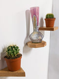 Small Square Display Shelf in Oak