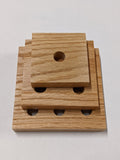 Square Wood Propagation Station Shelf for Plants