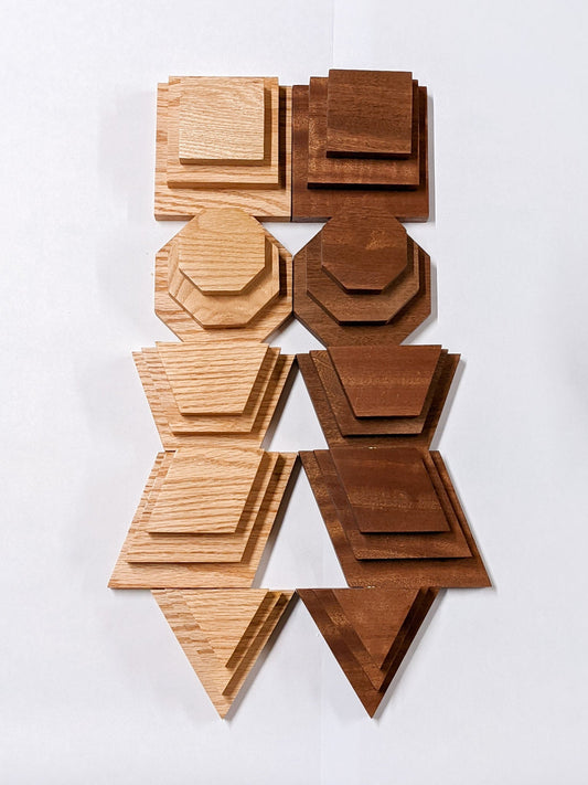 Small Floating Wall Shelves Set for Plants & Decor